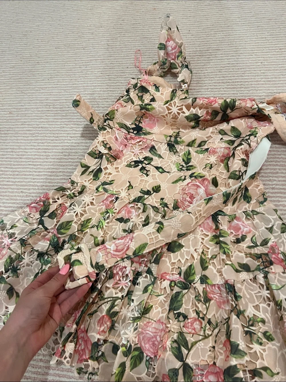 Marlo kids Leonora Embroidered Mini Dress NWT